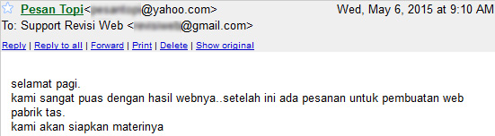 testimoni kepuasan pelanggan velocity developer